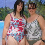 me on the left June 2010 !!!FAT!!!
