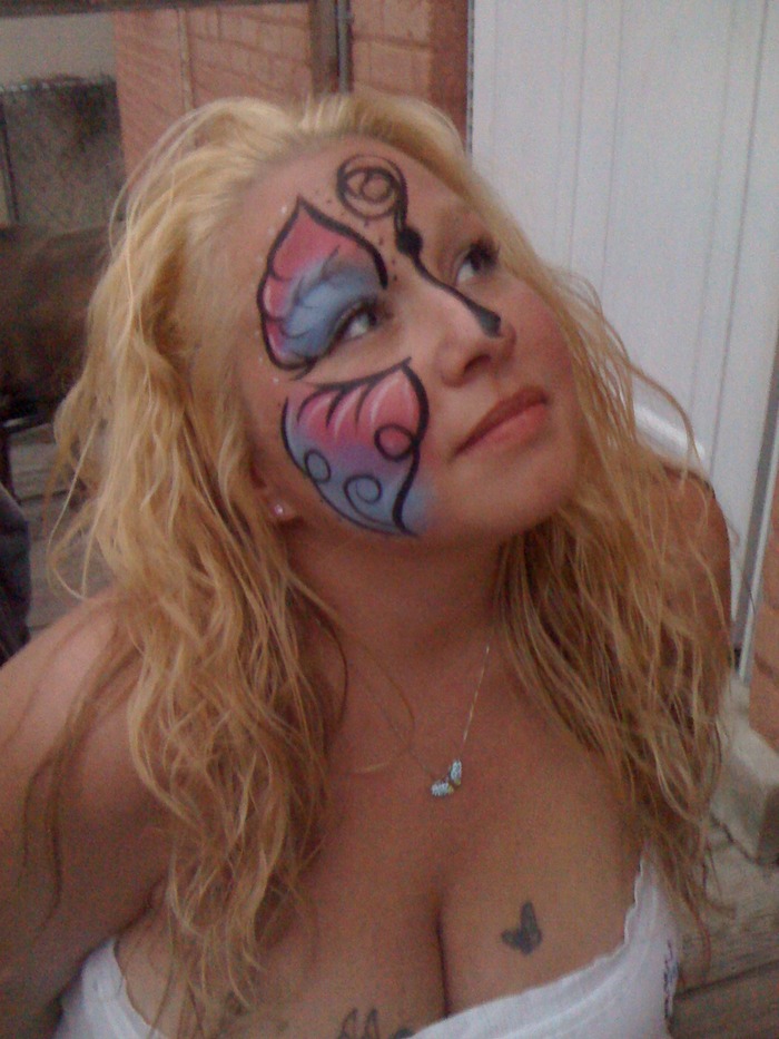 me, great america face painting
