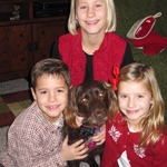 My kids with Molly