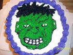 Hulk cake I made for Jeremiah
