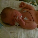Her first day in the NICU