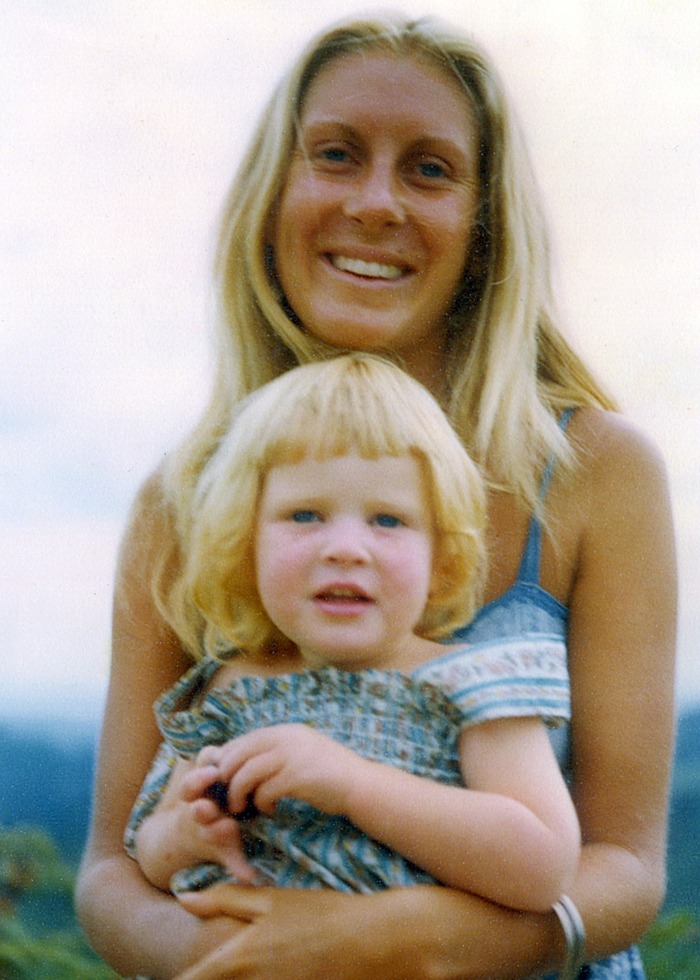 Me and Mum - I must have been about 3?