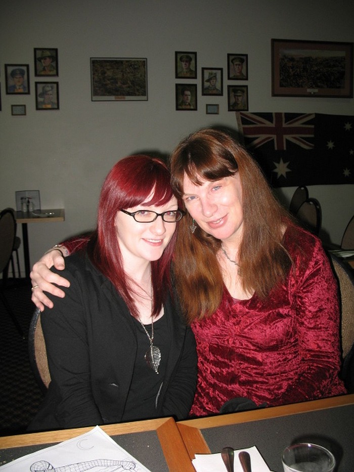 My daughter Veronica and me at the RSL in Healesville for my birthday May 2011