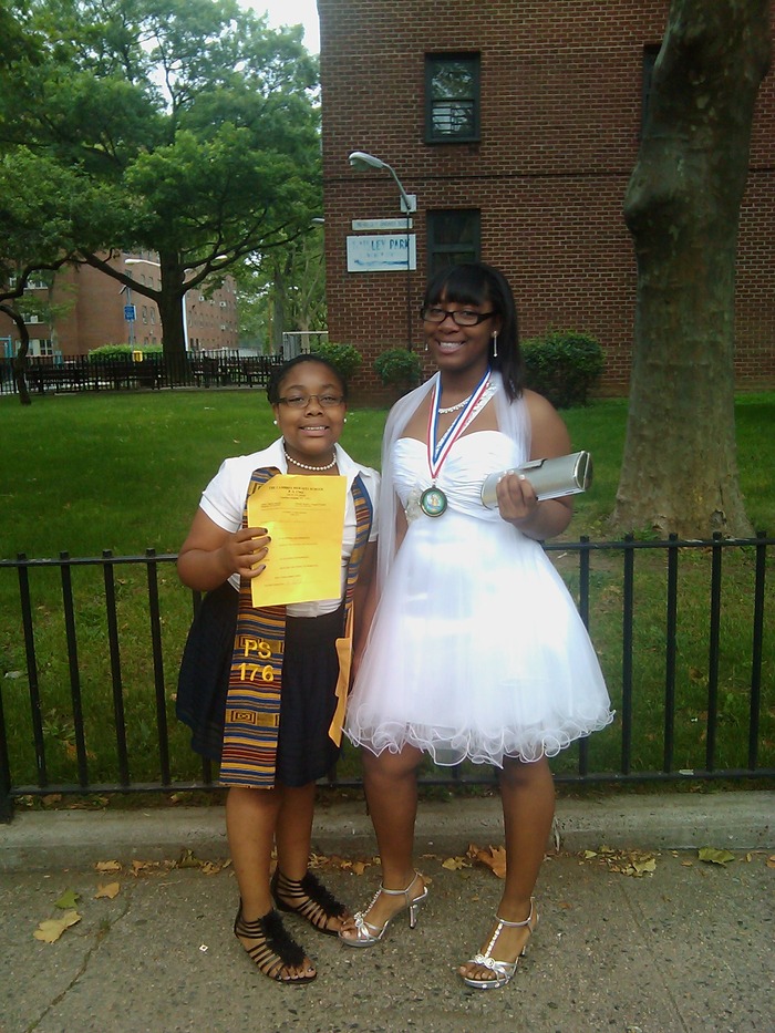 both of my Angels on their Graduation day 