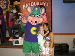  chuck E cheese and us ladies for Taylar's Bday!