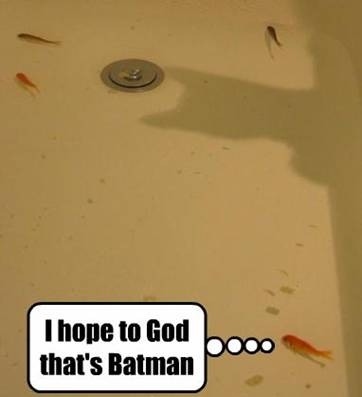 I really really hope thats Batman....