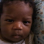 Chrisitan looking annoyed! Guess he tired of taking pictures..lol