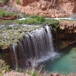 new waterfall in supai