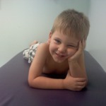 landon at the doctor!