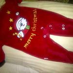 Christmas outfit for a Holiday Baby..also from Gramma!