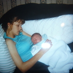 Louis is 6 days old here, im 19 and look dead young, lol :)