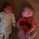 Meeting his cousin