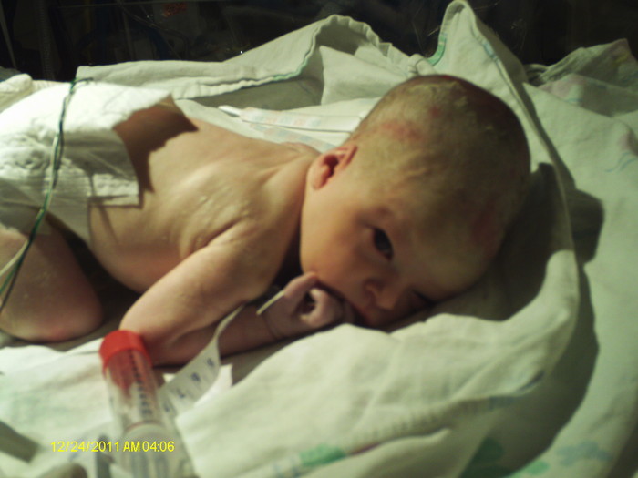 Right after she was born 12/24/11