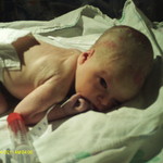 Right after she was born 12/24/11