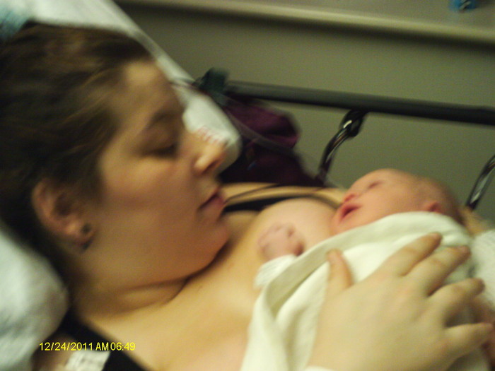 The first time I saw my baby girl<3 