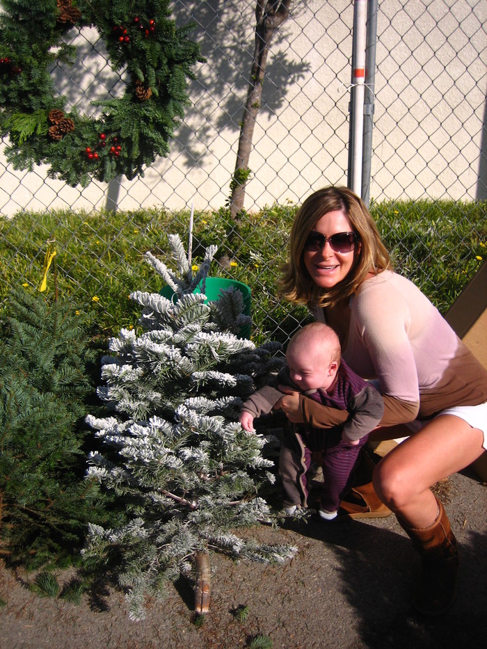 Picking out our FIRST Christmas tree!