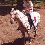 Cari and her horse Rain