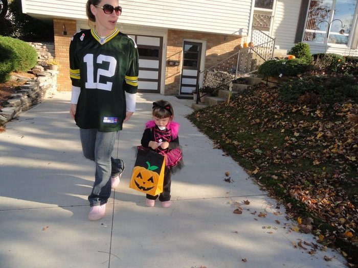 Me and my daughter Kylie on Halloween