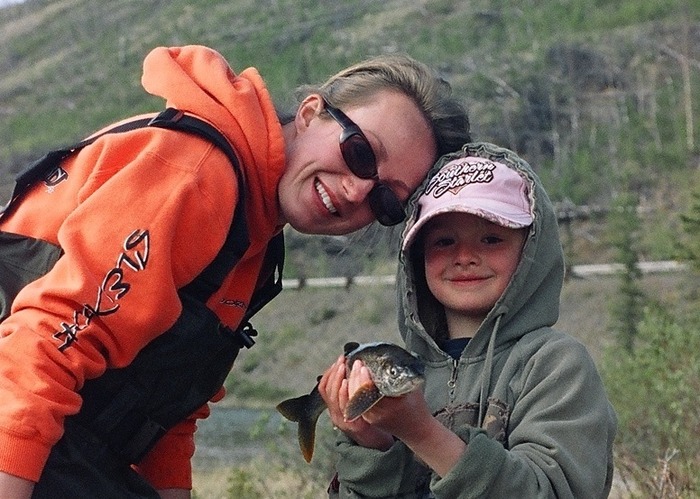 Myself and my 5 yr old and her 1st fish of the year!