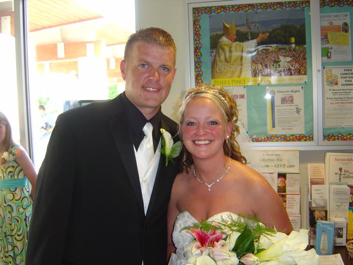 My youngest son & his new bride 6/14/08!