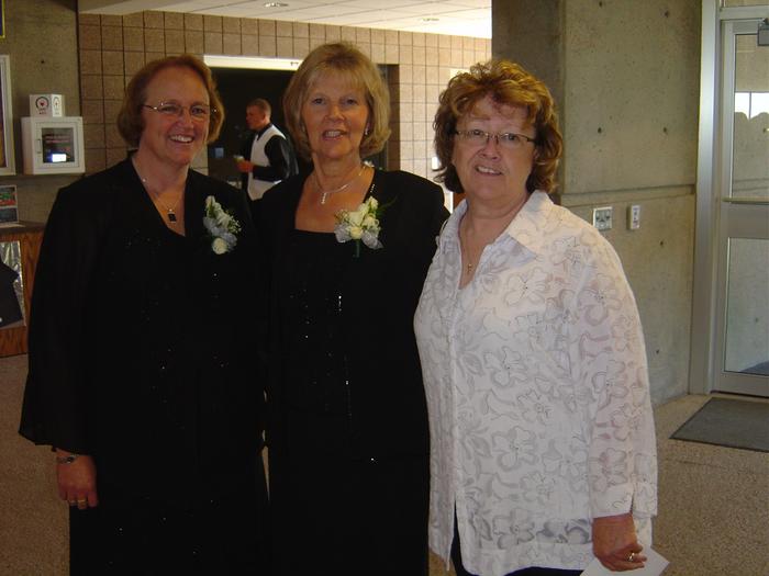 mother of the bride, me in the middle, my friend