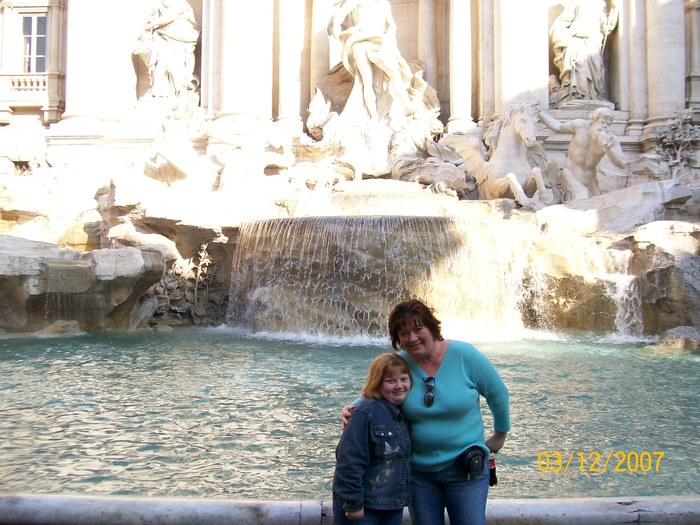 Me and Katie Trevi Fountain 2007