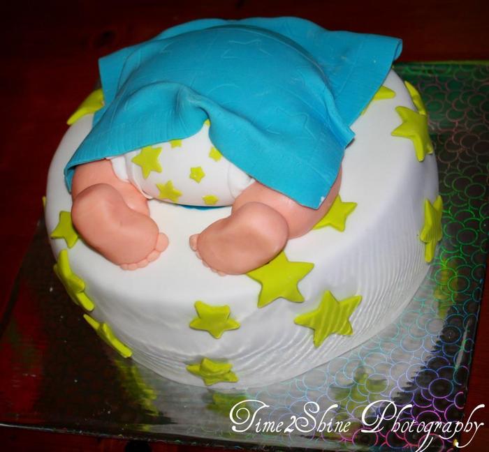 Our baby shower cake