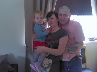 me alan and my neice millie