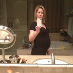 a bump pic I took quickly myself last night- 18 weeks