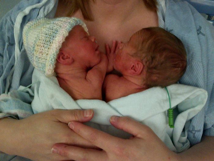 Macey & Miley June 2, 2012. Born at 29 weeks 2 Days and doing Fantastic!!
