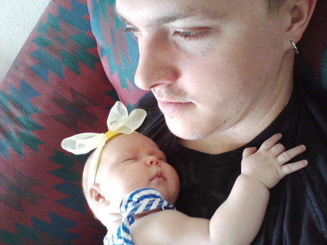 She loves her Daddy!