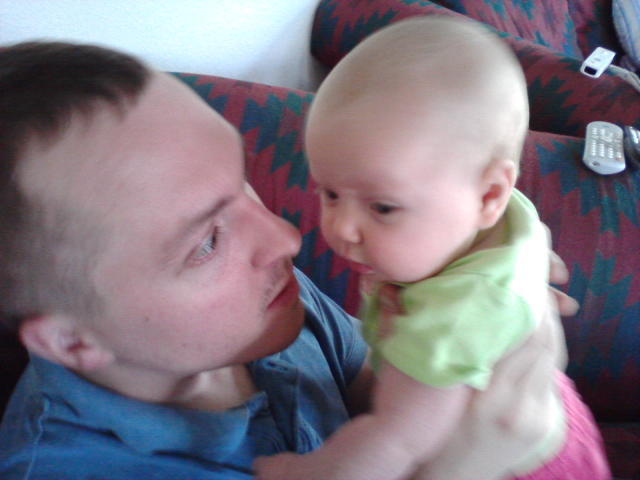Daddy - baby time!