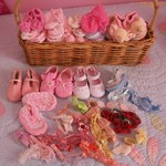 Just a portion of shoes, booties & headbands!