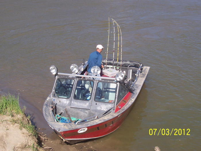 eastern MT. fishin boat...