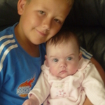Brother and sister together <3 <3