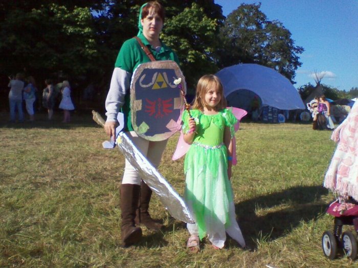 Me and Liz at Faeriewolds 2012