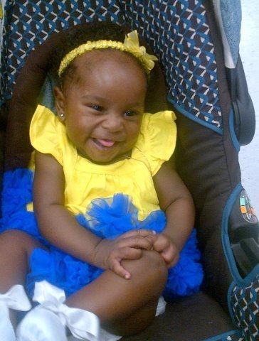 Caribean Festival And she is reppin her dad's country St Lucia