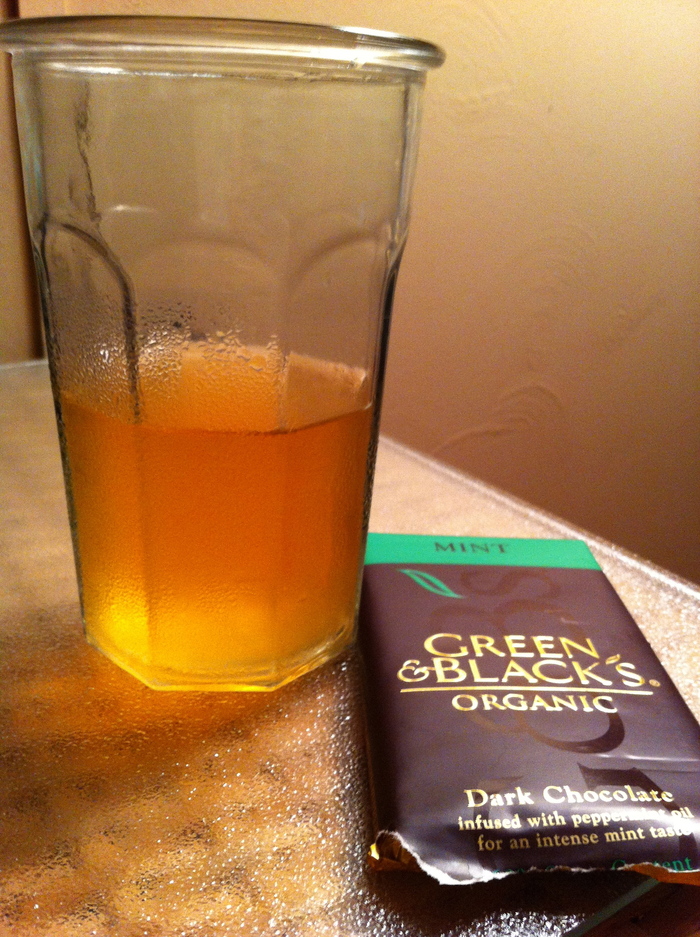 Green Tea, Dark chocolate!