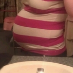 30wks...she is def growing nice and strong <3