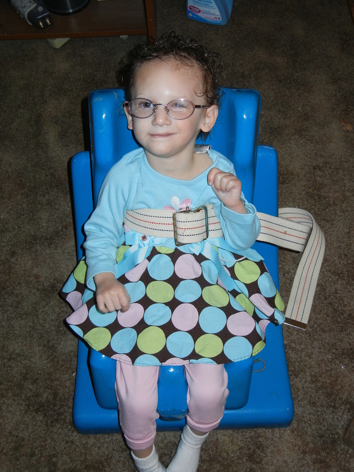 MILEY IN HER CHAIR