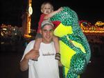 daddy won me this HUGE frog!!!