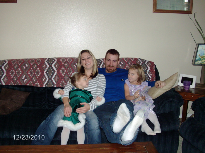 My daughter, son-in-law and grand daughters