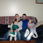 My daughter, son-in-law and grand daughters