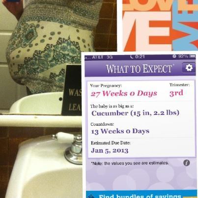 Expecting app says 3rd trimester