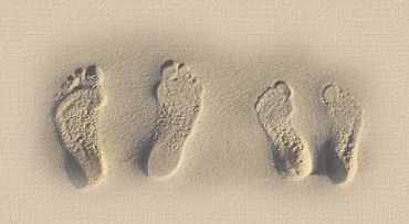 FOOTPRINTS IN THE SAND, there's 2 sets Now   THANK YOU FOR NEVER LEAVING ME!!