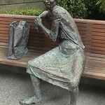 Old Woman on Bench