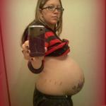 38 Weeks with my first child Rylan. this was taken the day before i had him.