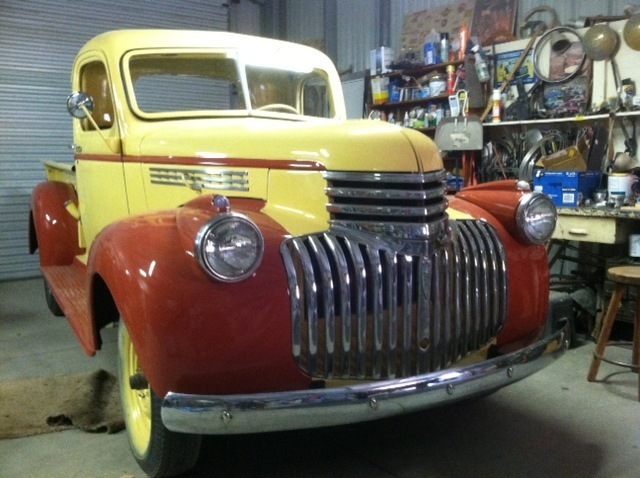 Our 46 Chevy truck restoration