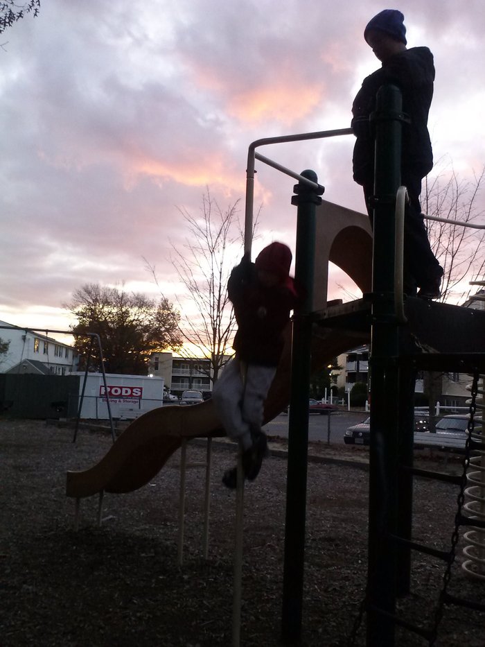 My lil loves playing at the park xoxoxo