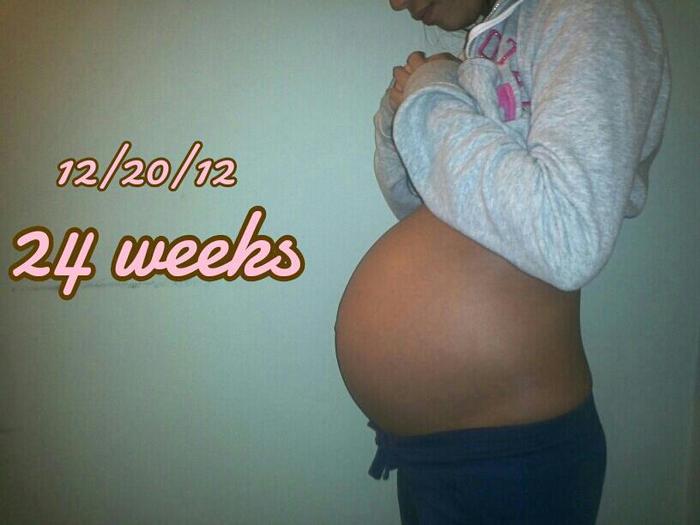 24 weeks. Baby Bumb